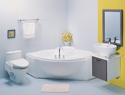 Thiết kế nội thất cho phòng tắm đơn giản mà hiệu quả